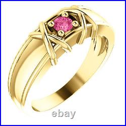 14K Solid Gold Mother's Day Ring 1 to 5 Birthstones, Moms family Jewelry Rings