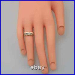 14K Solid Gold Sunburst Gold Band Ring, Wedding rings, Size 10 or 6