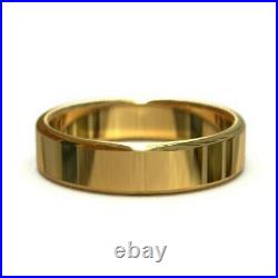 14K Yellow Gold Bands 5 mm gold Band 14k Solid yellow gold bands Wedding bands