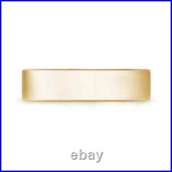 ANGARA High Polished Flat Surface Classic Wedding Band in 14K Solid Gold