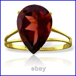 Brand New 5 CTW 14K Solid Gold Nearly Not Bare Garnet Ring