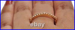 D/VVS1 Round Shape 0.60 Carat Solitaire Women's Band In Solid 14KT Yellow Gold