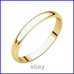 Pori Jewelry 14K Solid Yellow Gold Wedding Band Ring-2.3mm 11