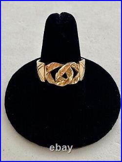 Size 8.75- Solid 14k Yellow Gold Link Band, Michael Anthony, See Other Gold