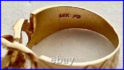 Size 8.75- Solid 14k Yellow Gold Link Band, Michael Anthony, See Other Gold