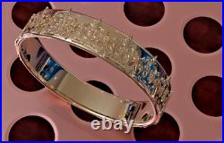 Solid 10K Rose Gold Crowns Band Ring