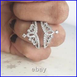 Solid 14K Gold 0.60 Ct Genuine Diamond Engagement Wedding Enhancer Band Ring